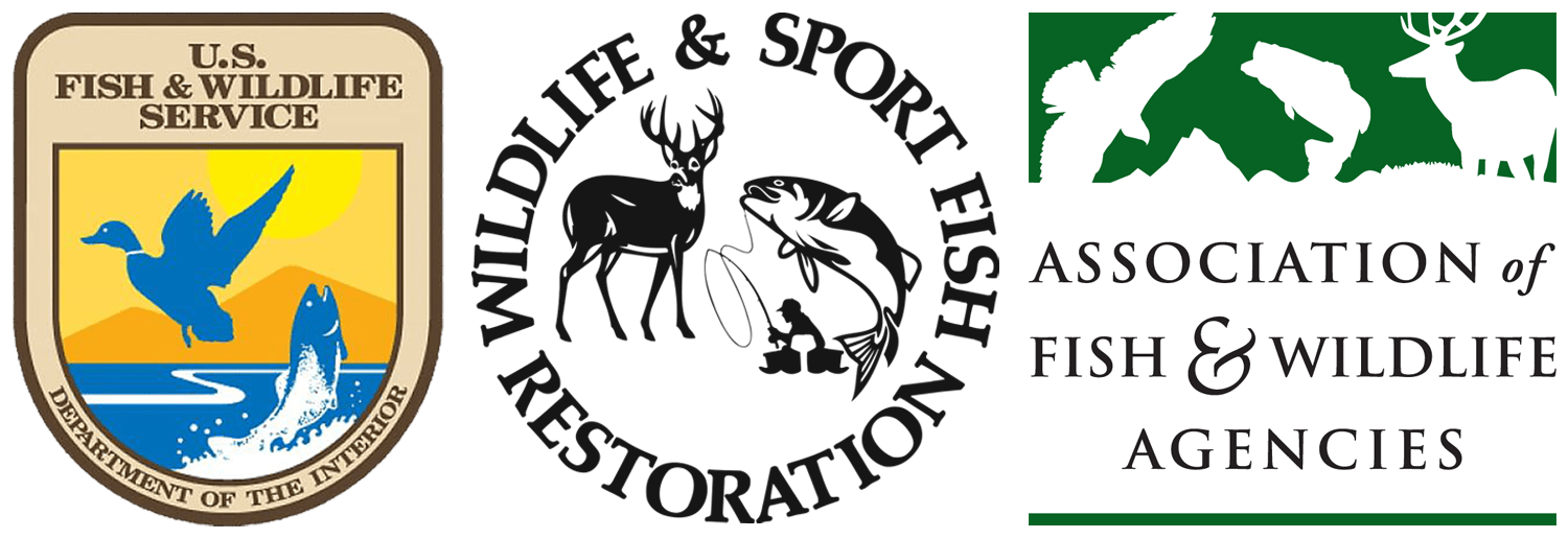 USFWS, WSFR and AFWA Logos